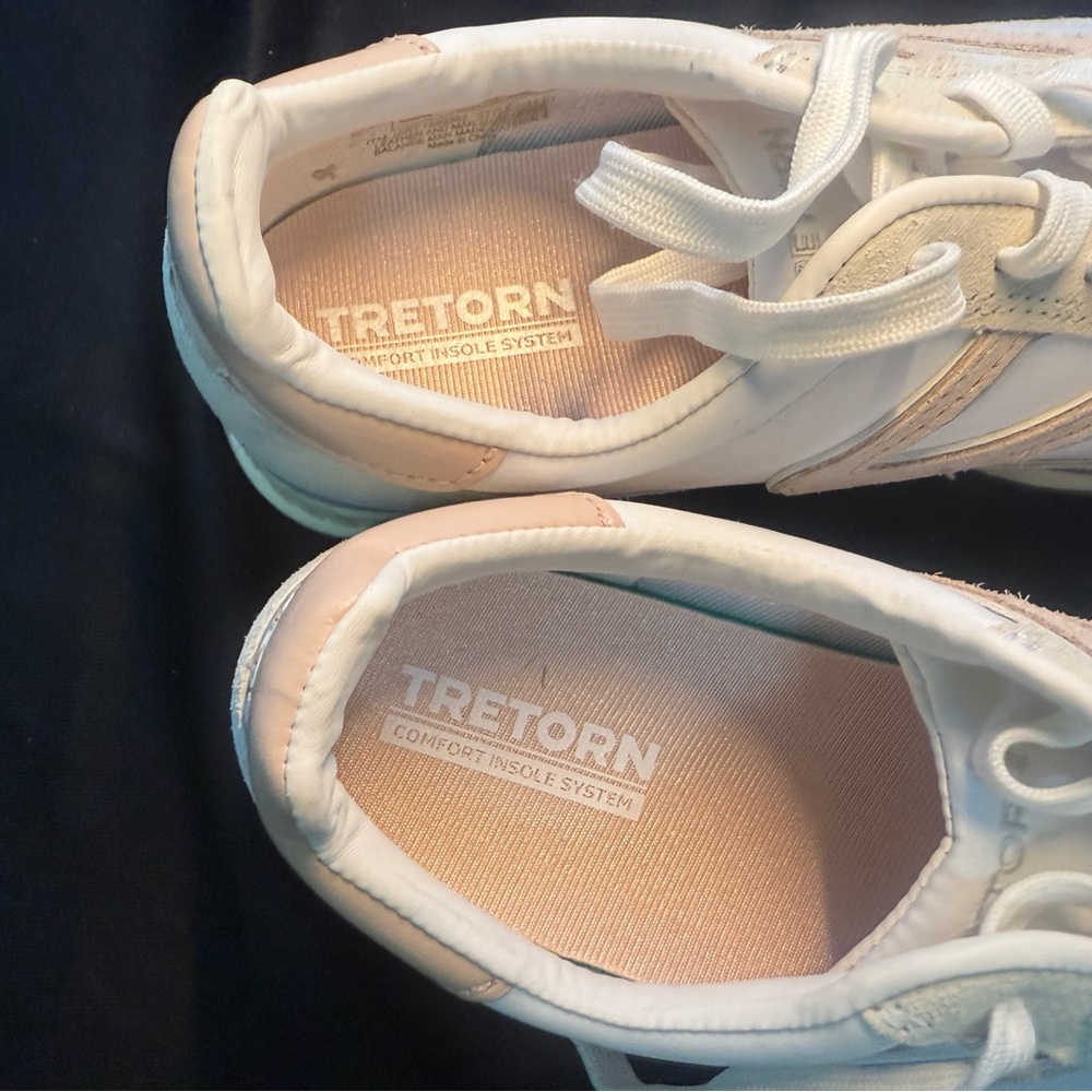 Tretorn Women's Cream Sneakers - Picture 3 of 7